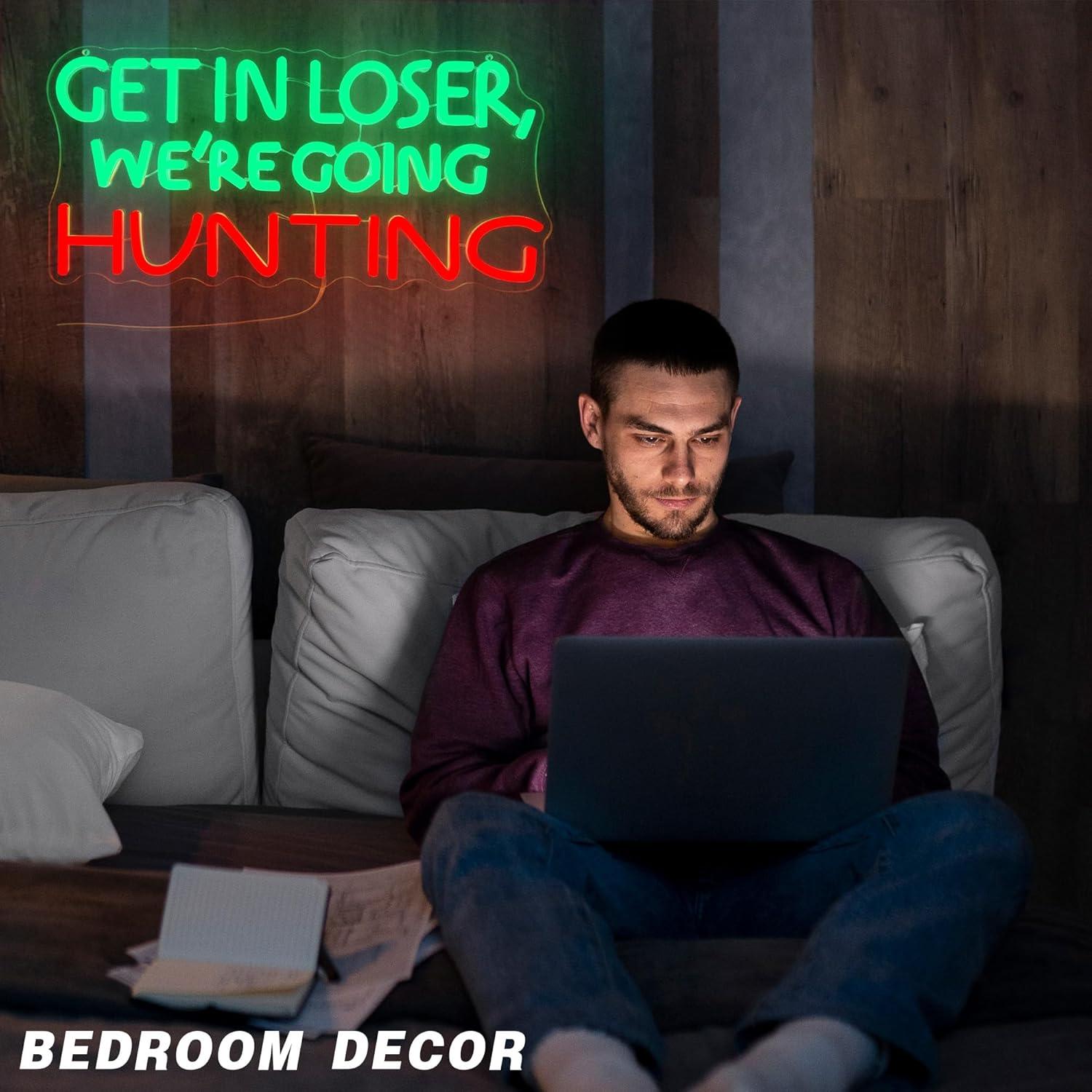 Funny Hunting Neon Sign LED Li - Outdoor Power Garage incelemesi ve fiyatı
