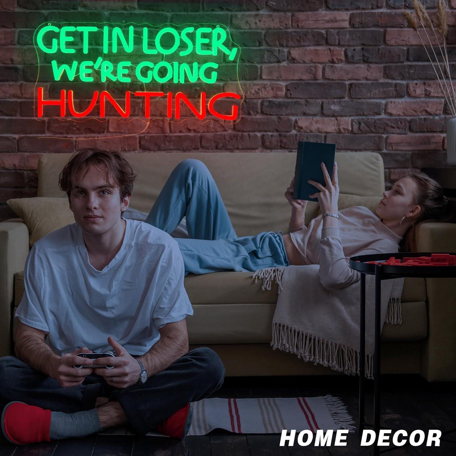 Funny Hunting Neon Sign LED Li - Outdoor Power Garage incelemesi ve fiyatı