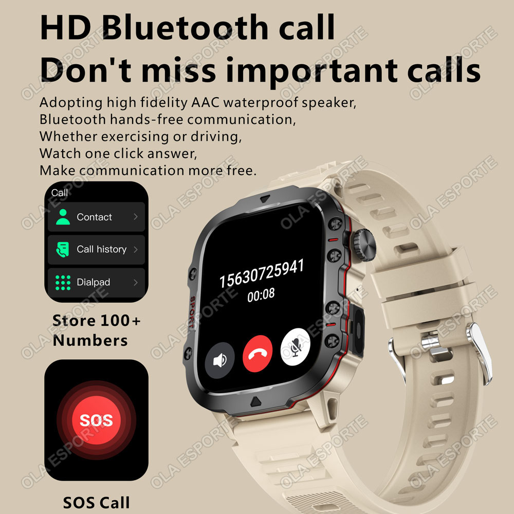 2026 New Military Smart Watch  - Outdoor Power Monitor incelemesi ve fiyatı