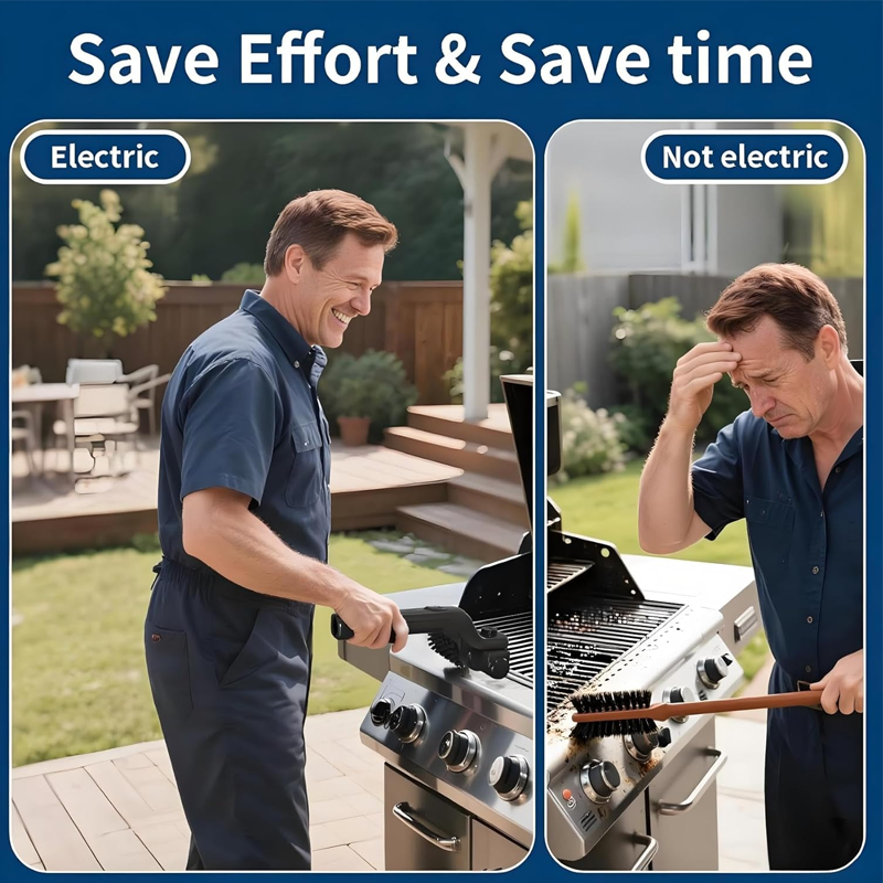 Electric Grill Brush Cleaning  - Outdoor Power Brush incelemesi ve fiyatı