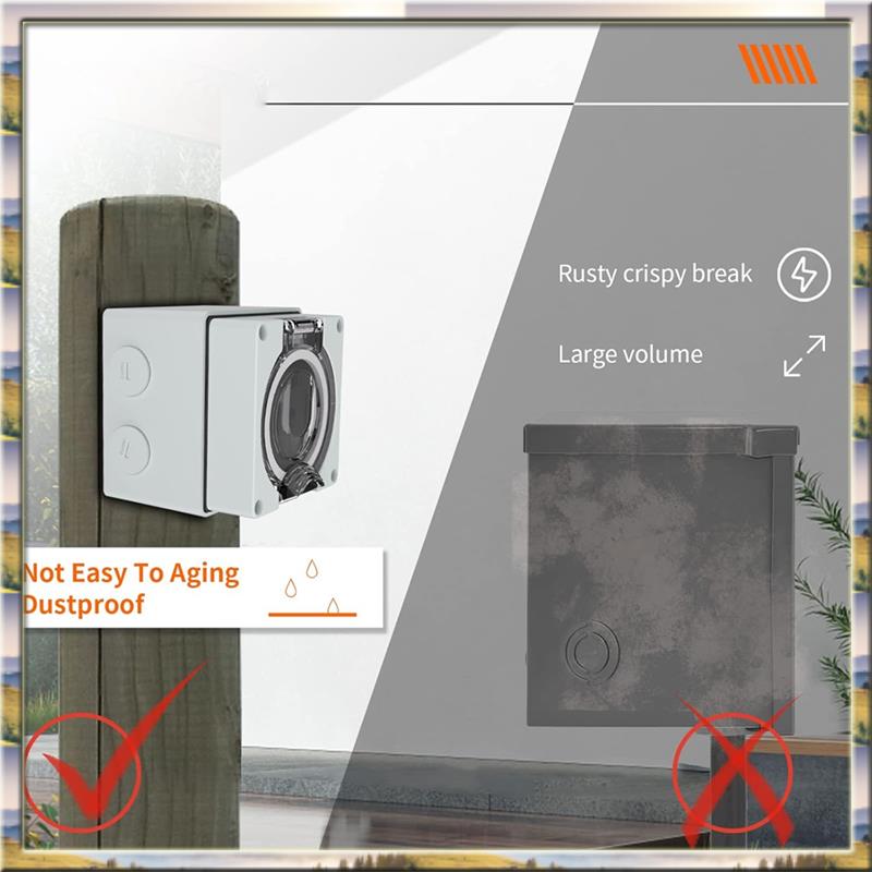 AA46 HOT-50Amp Outdoor Power O - Outdoor Power Receptacle Box incelemesi ve fiyatı