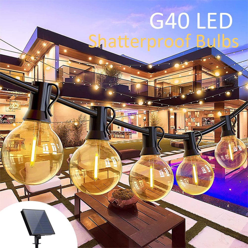 Outdoor 40LED G40 Bulbs Weddin - Outdoor Power For Christmas Lights incelemesi ve fiyatı
