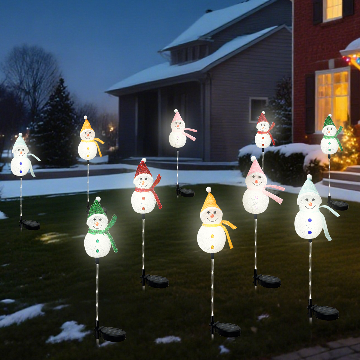1PC Solar Powered Christmas Sn - Outdoor Power For Xmas Lights incelemesi ve fiyatı