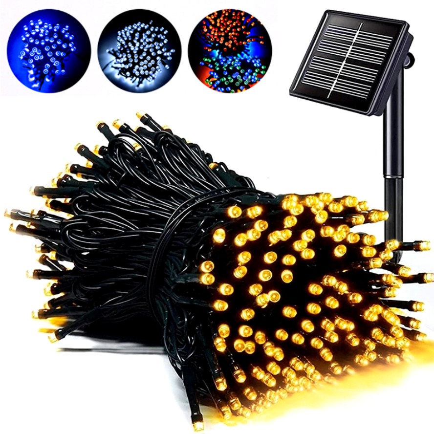 32m 22m 8 Modes LED Solar Stri - Outdoor Power For Christmas Lights incelemesi ve fiyatı