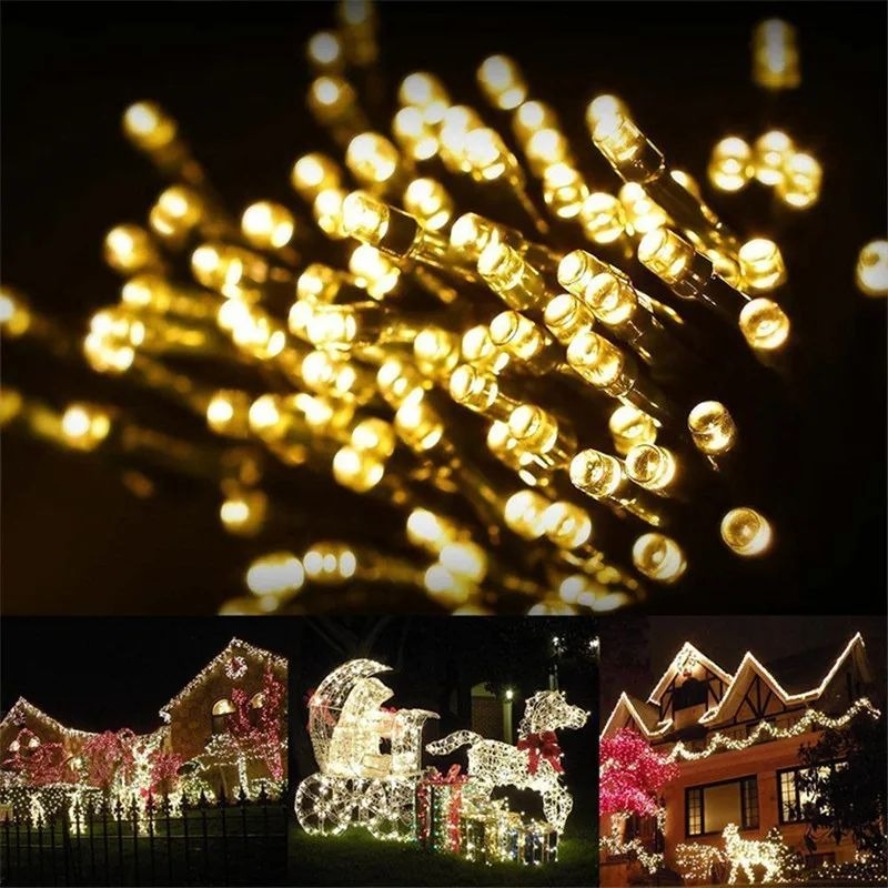 32m 22m 8 Modes LED Solar Stri - Outdoor Power For Christmas Lights incelemesi ve fiyatı