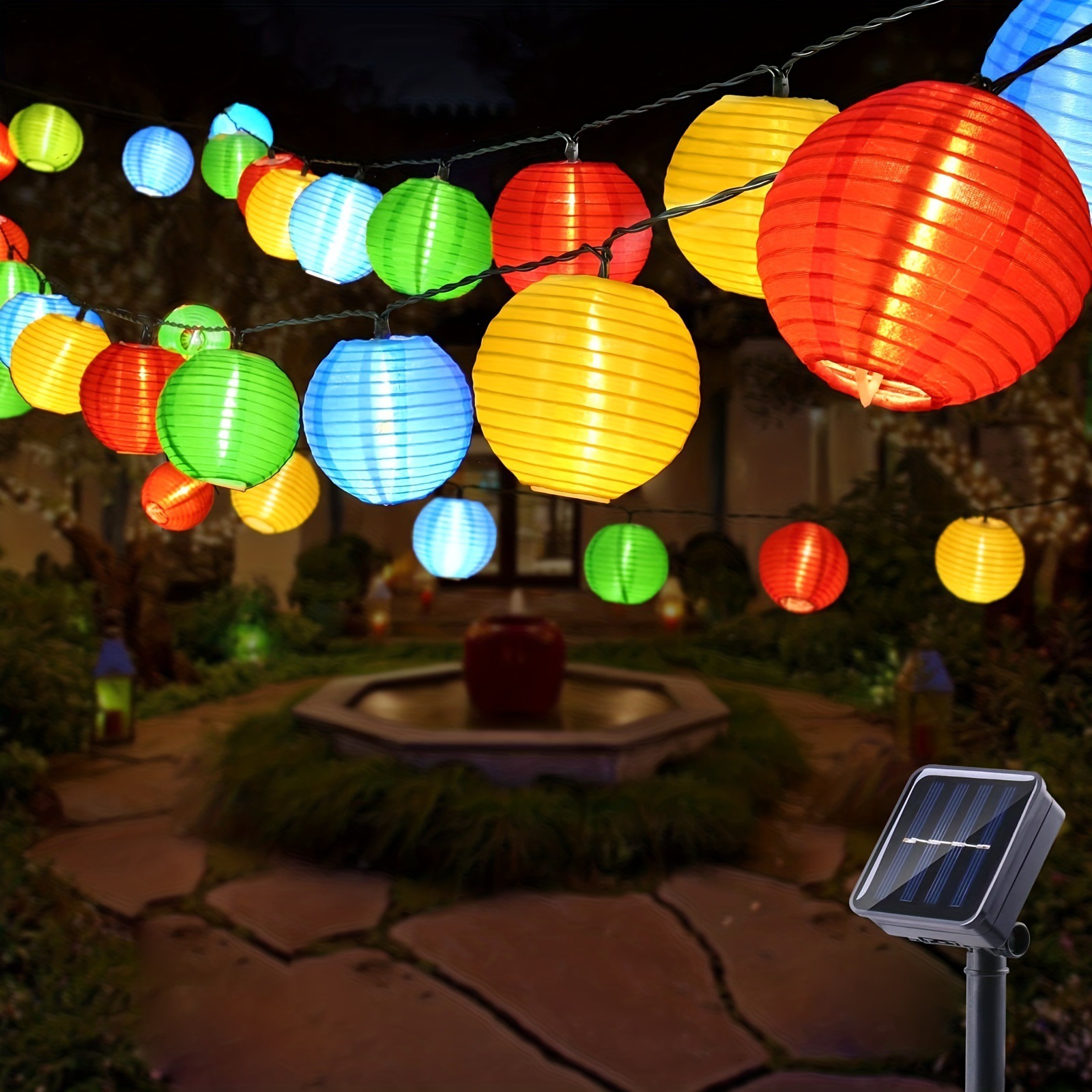 LED Solar Lantern String Light - Outdoor Power For Christmas Lights incelemesi ve fiyatı